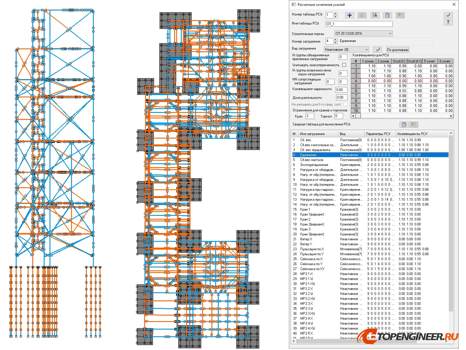 Расчет конструкции пример - BIM проектирование - разработка КМ, КЖ, КМД - Генеральное проектирование в BIM