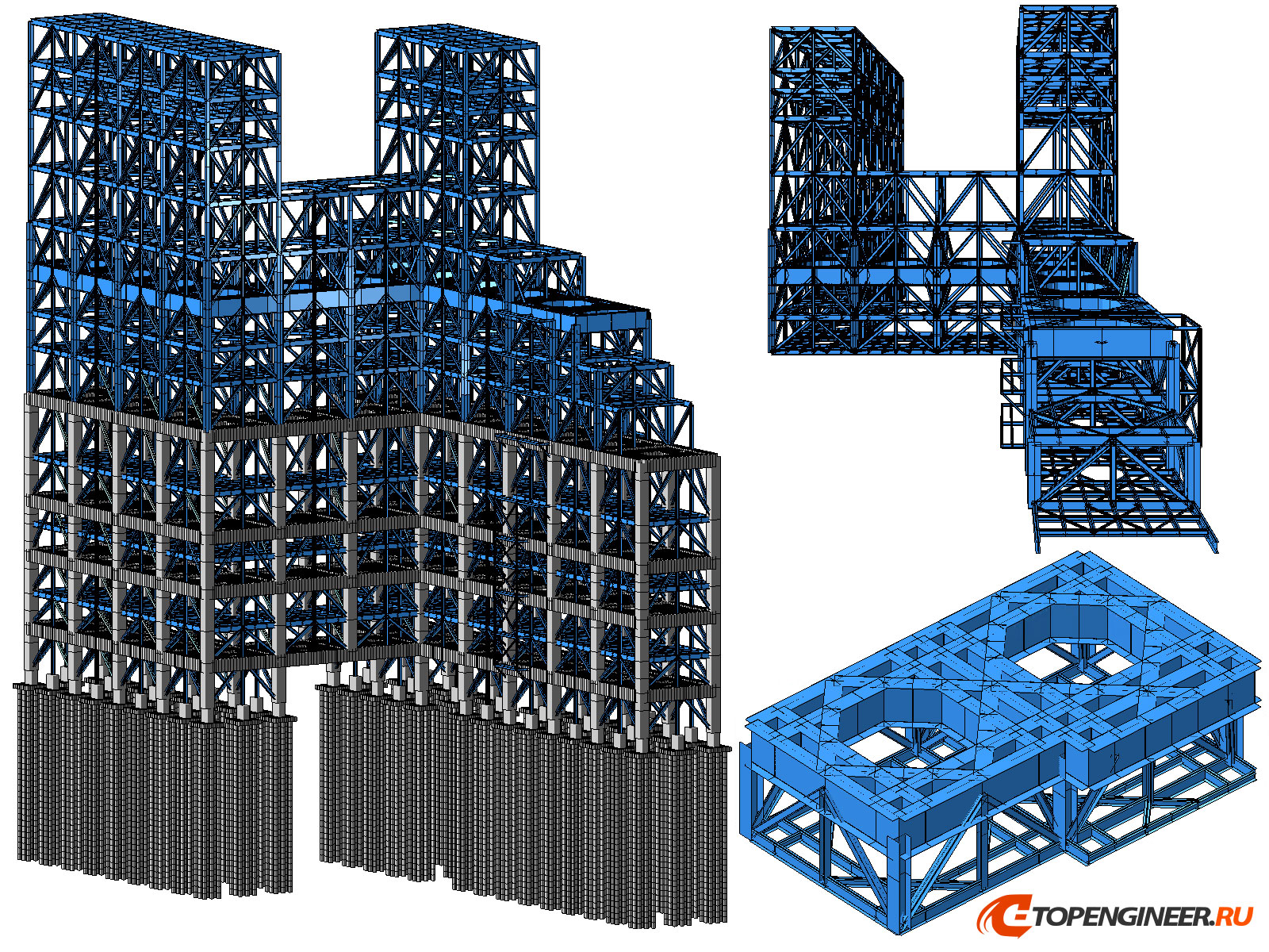 Расчет конструкции в ЛИРА САПР - BIM проектирование - разработка КМ, КЖ, КМД - Генеральное проектирование в BIM