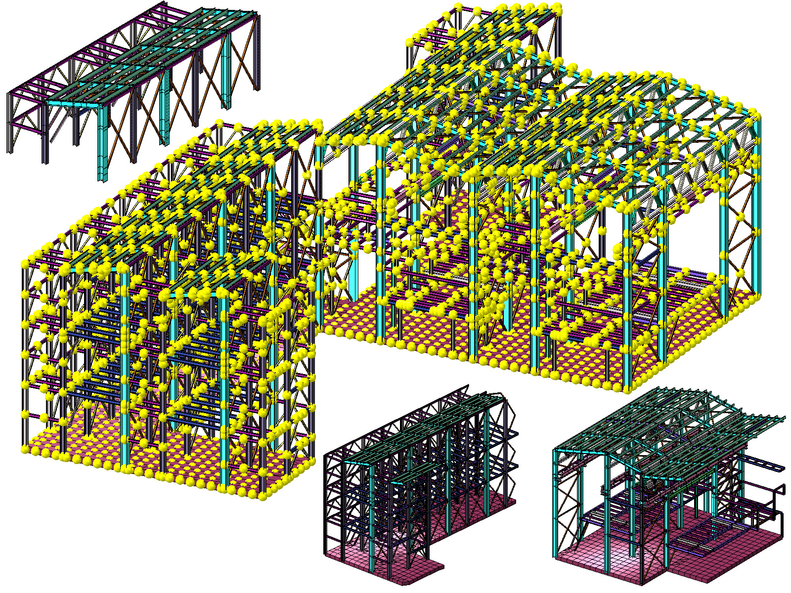 Расчет строительных конструкций - BIM проектирование - разработка КМ, КЖ, КМД - Генеральное проектирование в BIM