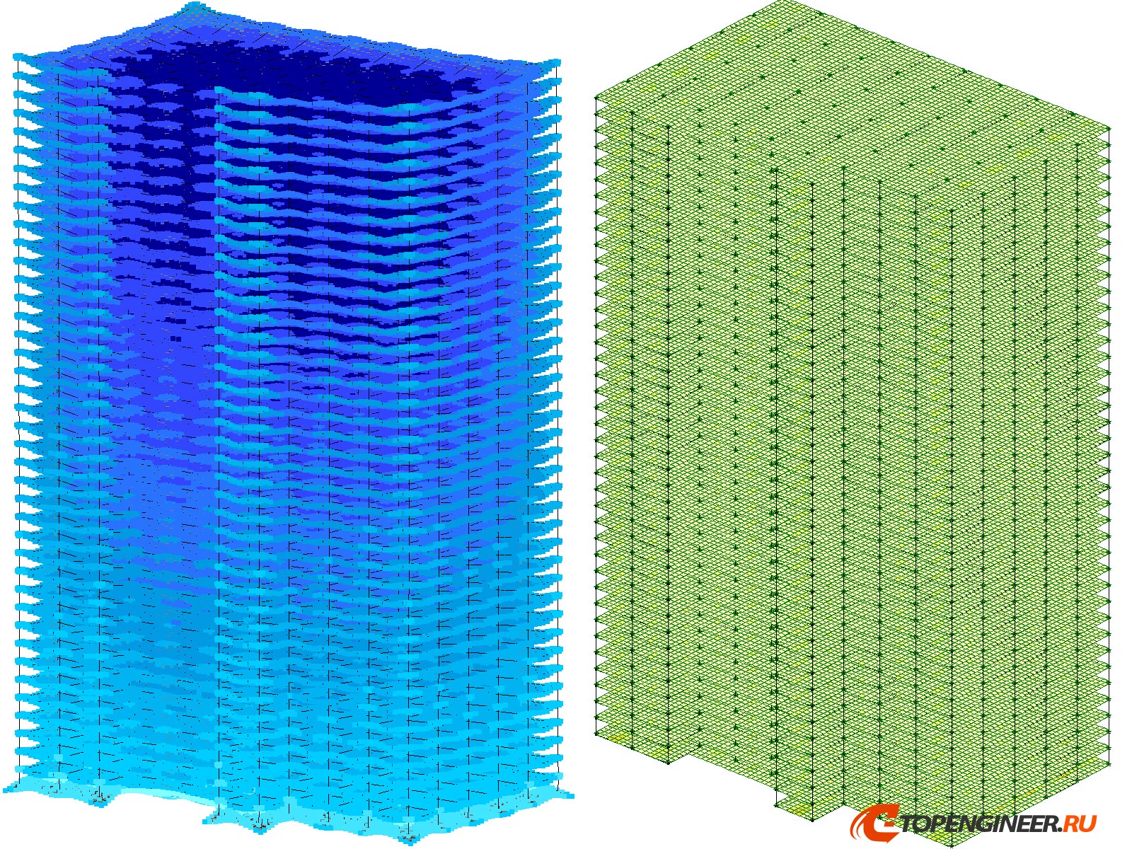 Расчет зданий - BIM проектирование - разработка КМ, КЖ, КМД - Генеральное проектирование в BIM