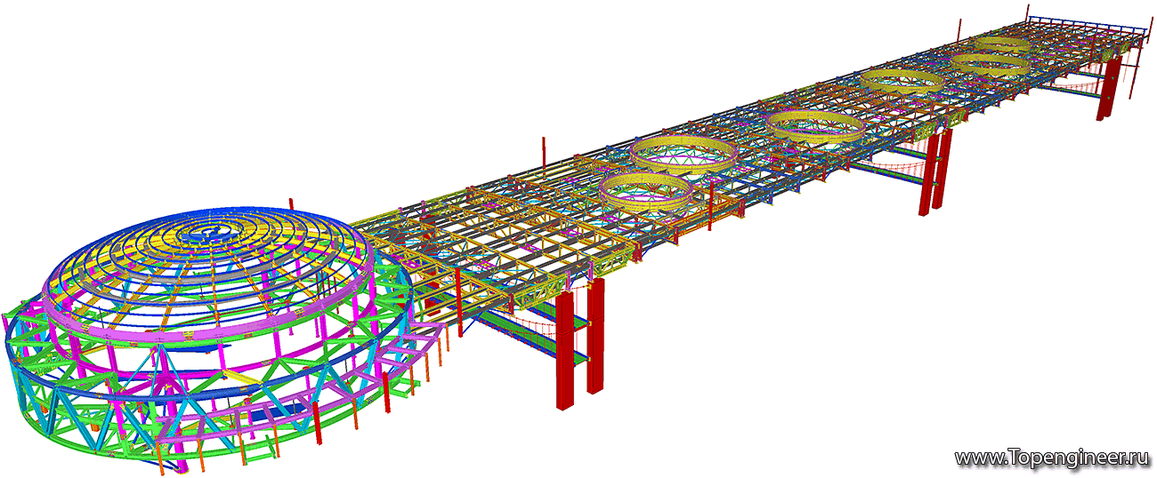 Проектирование зданий из металлоконструкций – разработка КМД