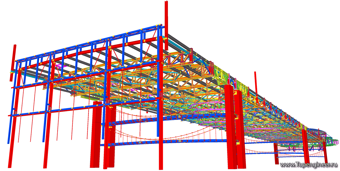 Проектирование зданий из металлоконструкций – разработка КМД