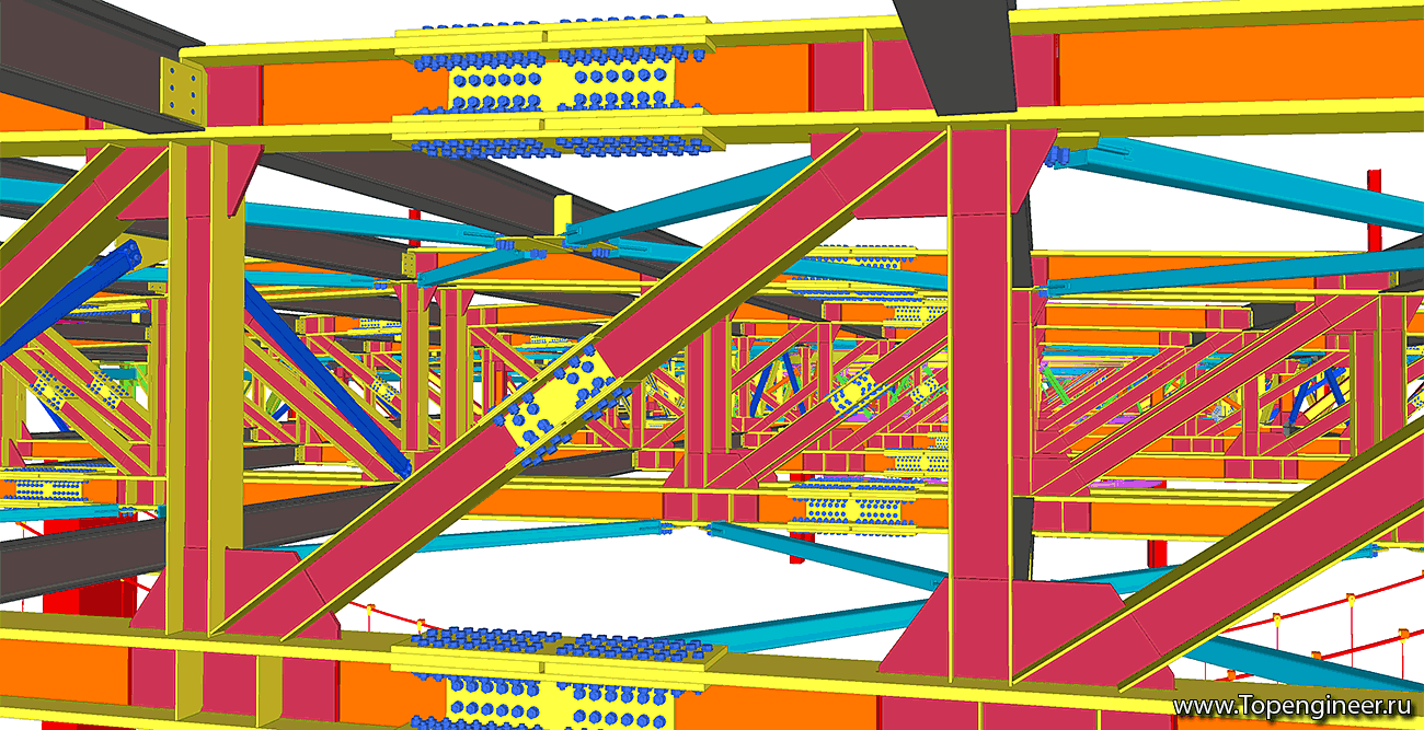 Проектирование зданий из металлоконструкций – разработка КМД