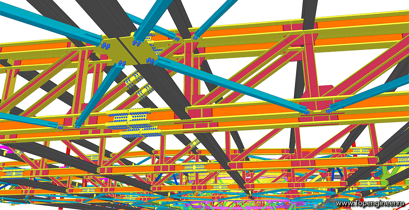 Проектирование зданий из металлоконструкций – разработка КМД