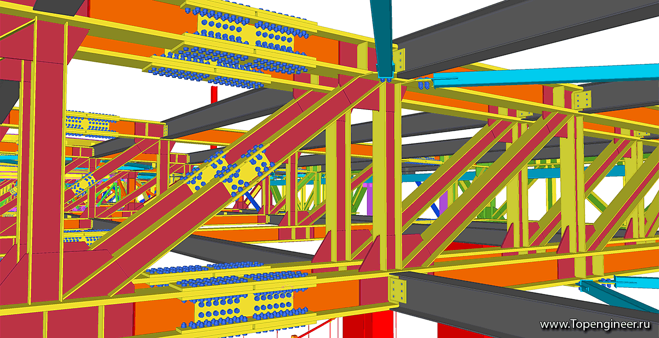 Проектирование зданий из металлоконструкций – разработка КМД