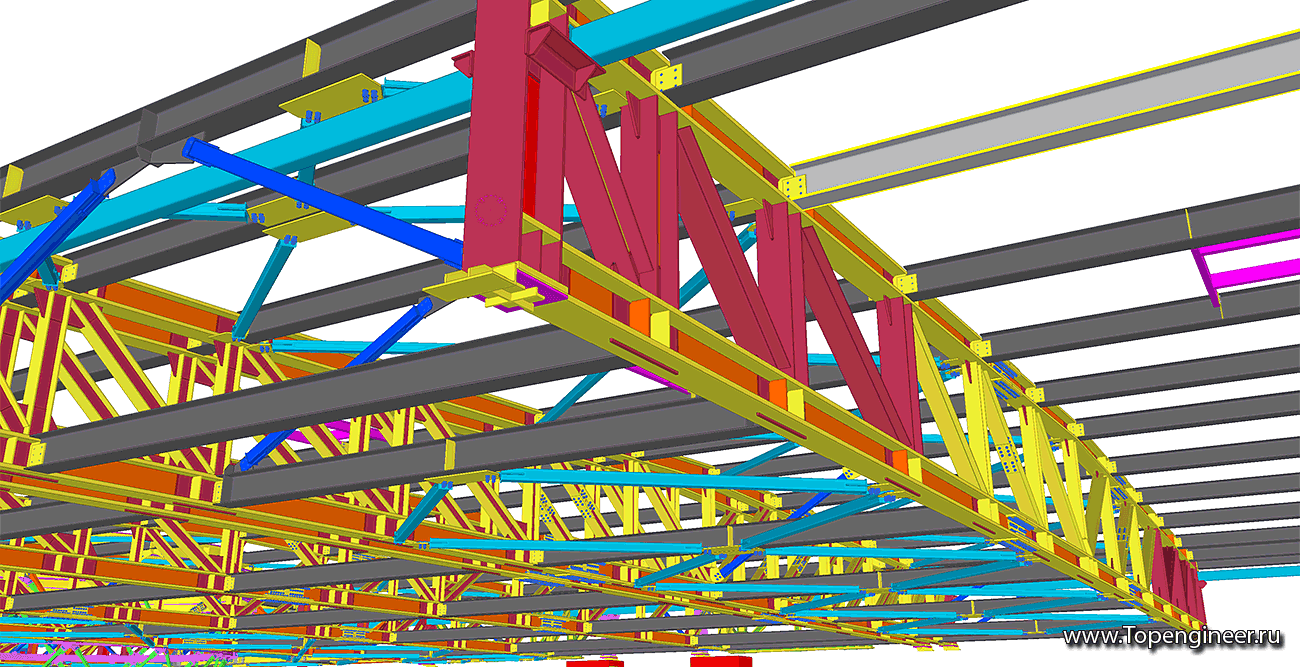 Проектирование зданий из металлоконструкций – разработка КМД