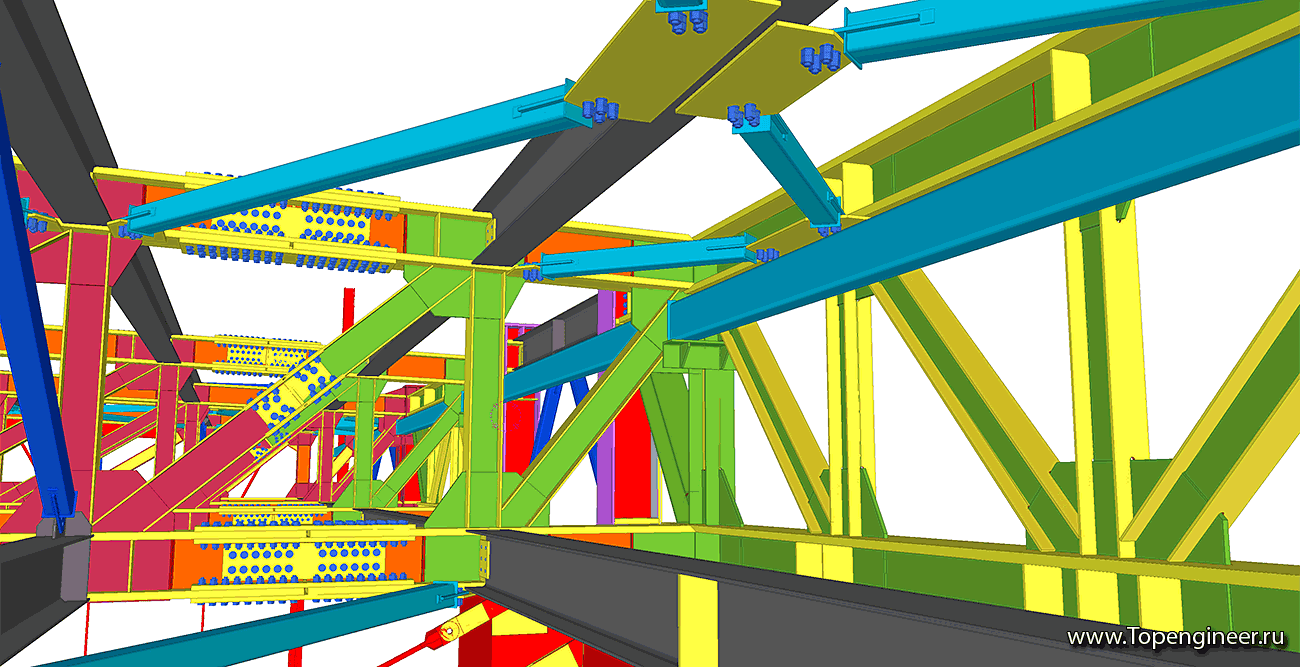 Проектирование зданий из металлоконструкций – разработка КМД