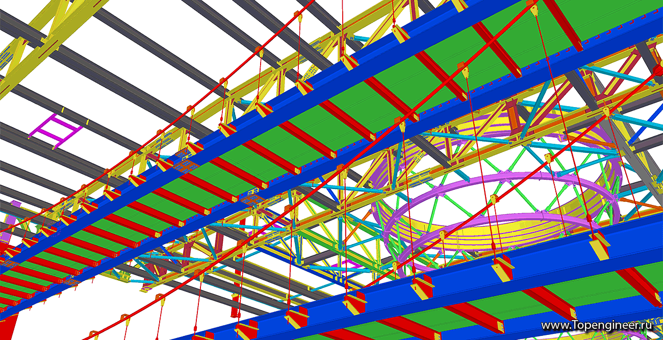 Проектирование зданий из металлоконструкций – разработка КМД