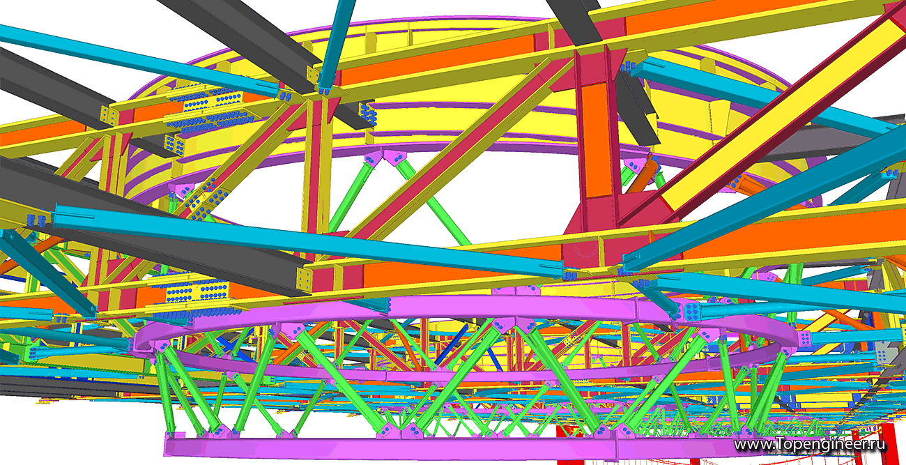 Проектирование зданий из металлоконструкций – разработка КМД
