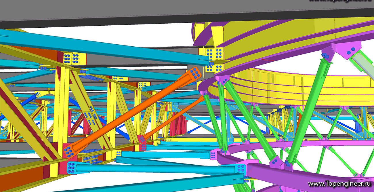 Проектирование зданий из металлоконструкций – разработка КМД