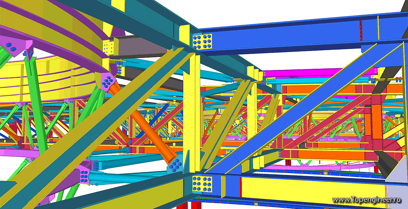 Проектирование зданий из металлоконструкций – разработка КМД