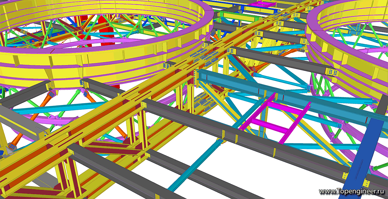 Проектирование зданий из металлоконструкций – разработка КМД