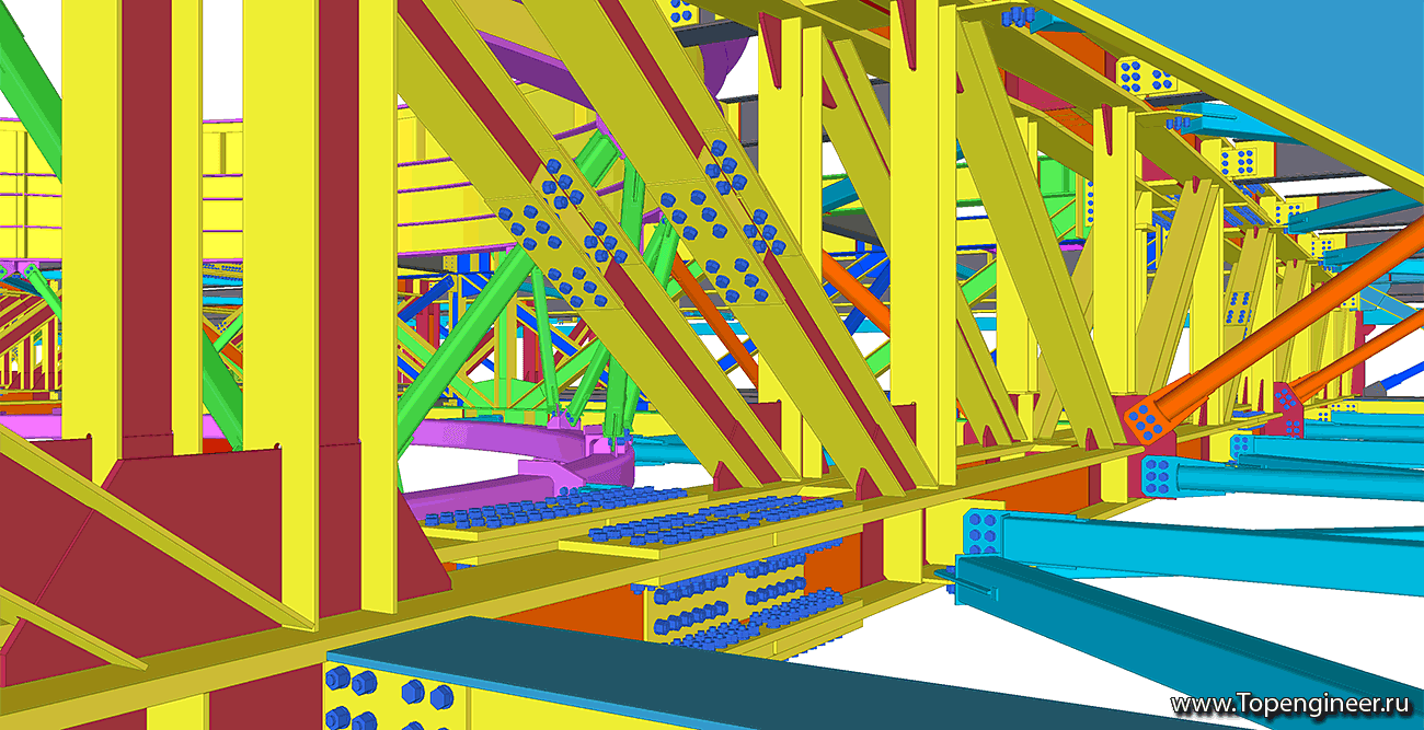 Проектирование зданий из металлоконструкций – разработка КМД
