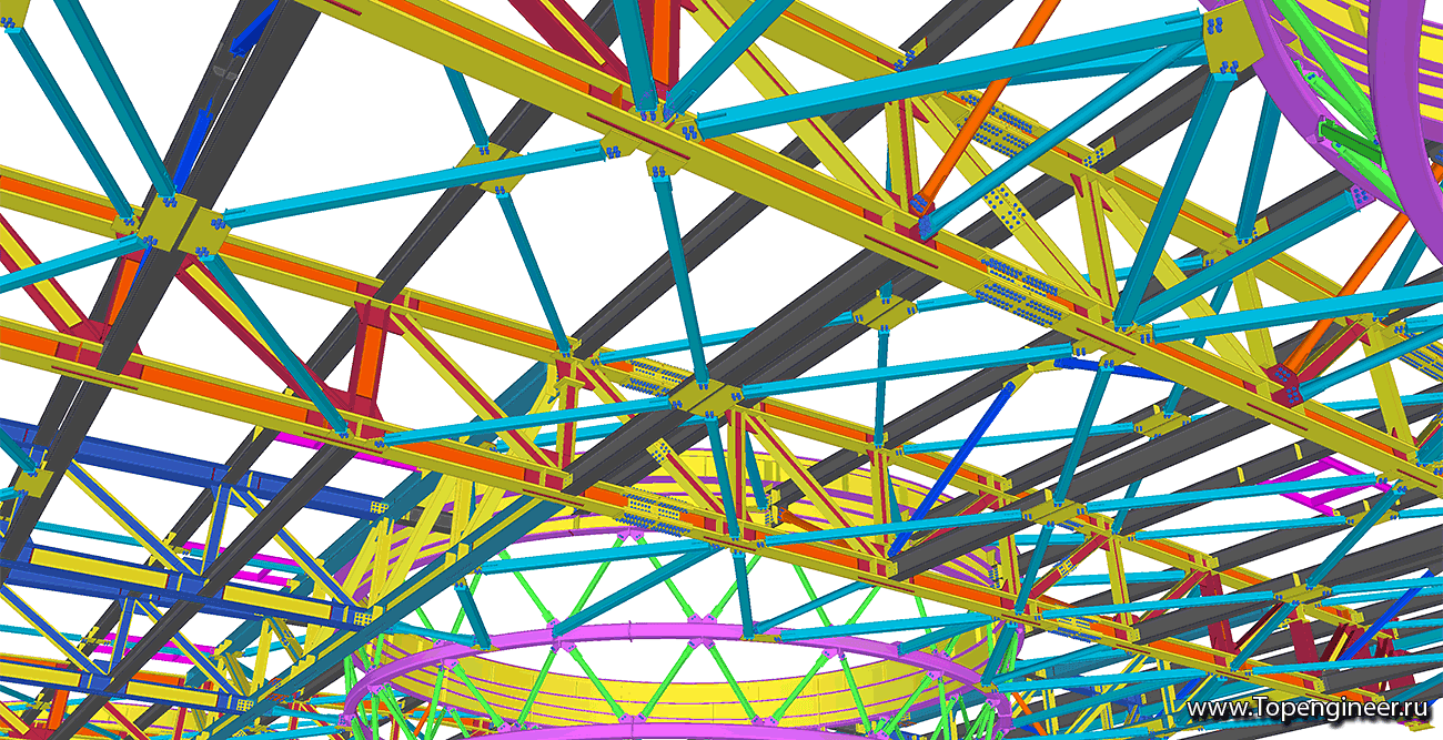 Проектирование зданий из металлоконструкций – разработка КМД