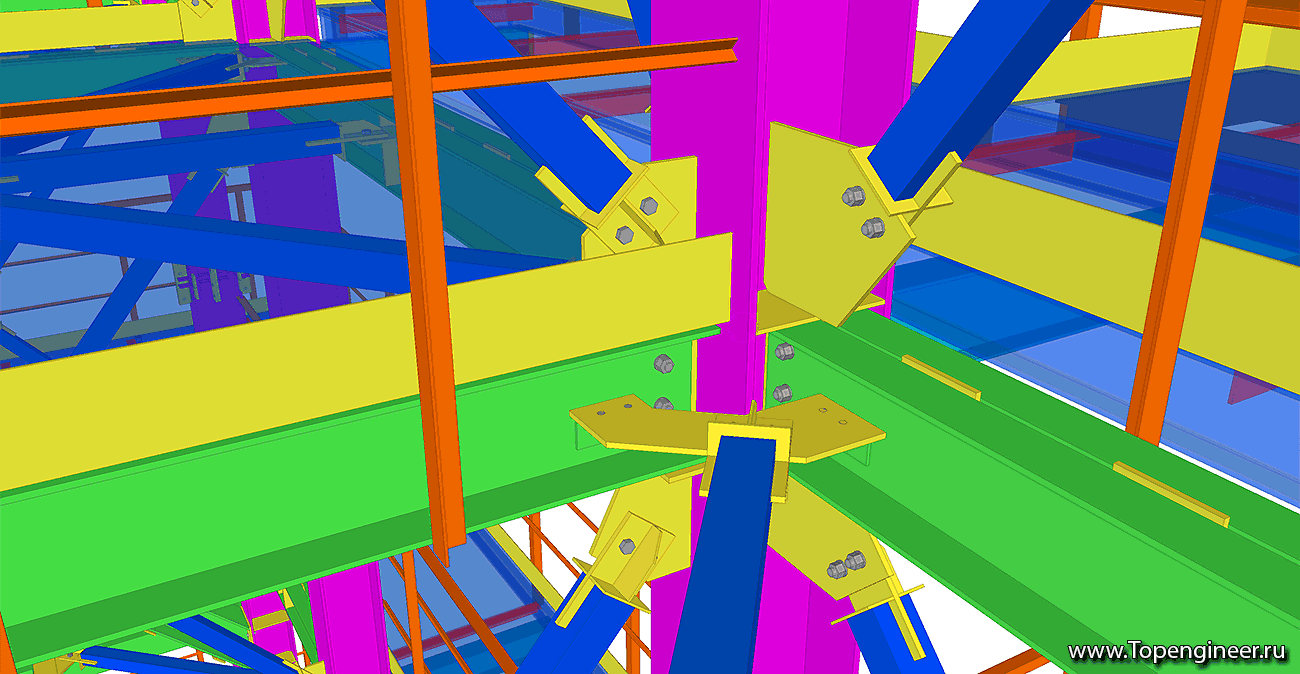 Типовой проект эстакады - Разработка КМД