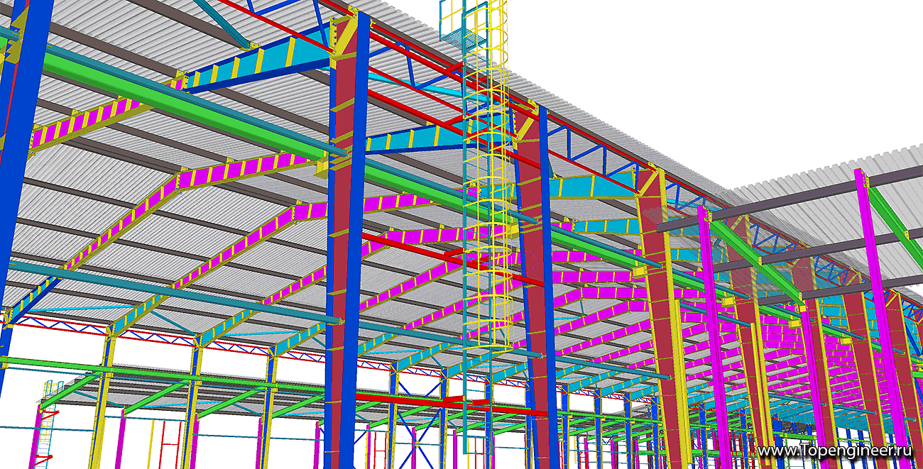 Типовой проект здания - Разработка КМД