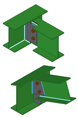 x Beam Shear Plate Full Sm