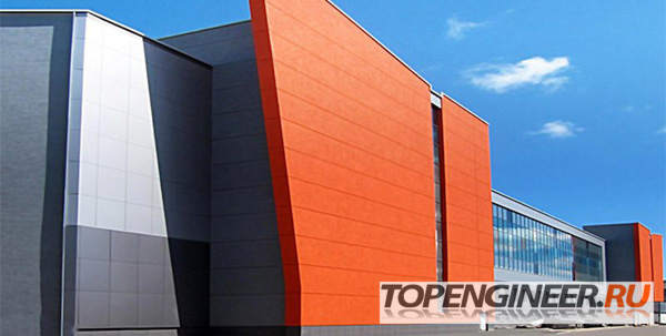 Монтаж алюминиевых конструкций - фасад здания