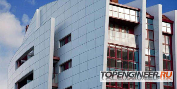 Монтаж алюминиевых конструкций - фасад здания 7