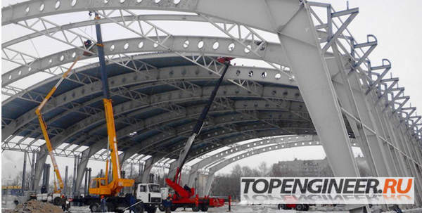 Монтаж ангаров - сборка ангара