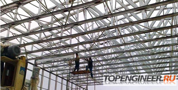 Монтаж ангаров - монтаж ангара