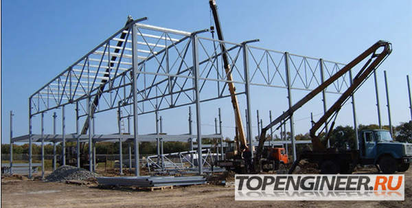 Монтаж ангаров - процесс изготовления