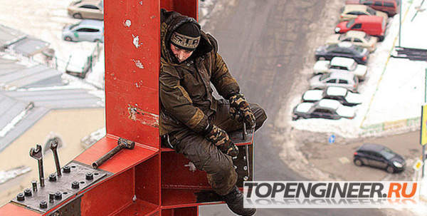 Монтаж балок - ажиотажные работы 