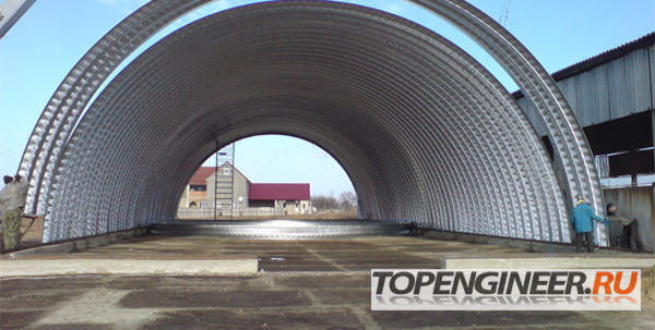 Монтаж бескаркасных зданий - монтаж