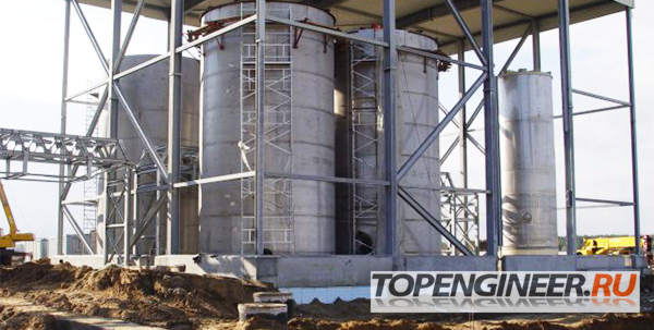 Монтаж бункеров - 