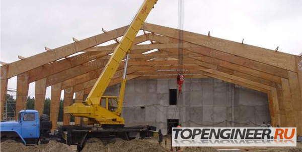 Монтаж деревянных конструкций - 