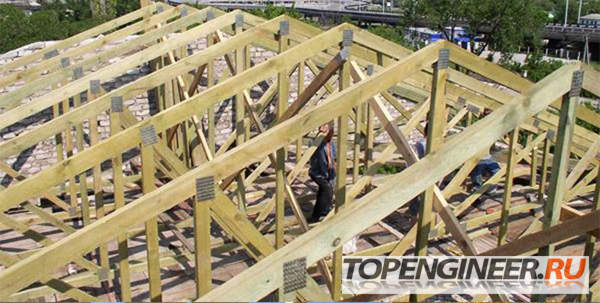 Монтаж деревянных конструкций - 