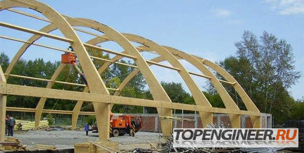 Монтаж деревянных конструкций - 