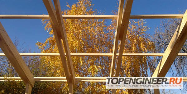 Монтаж деревянных конструкций - 