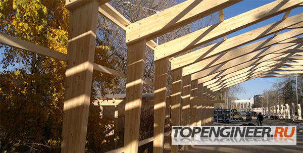 Монтаж деревянных конструкций - 