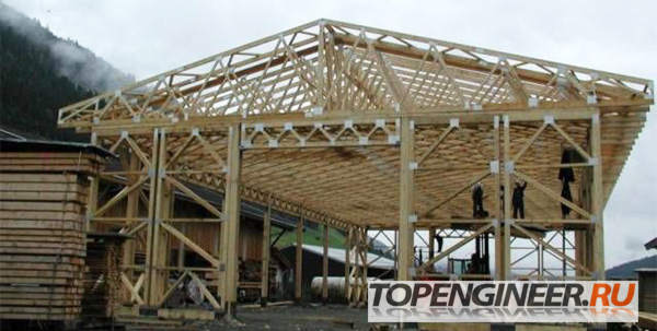 Монтаж деревянных конструкций - 
