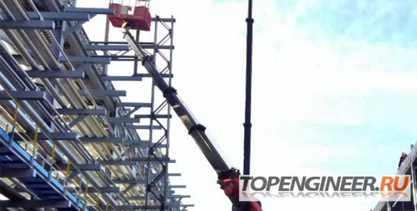 Монтаж эстакад - процесс монтажа