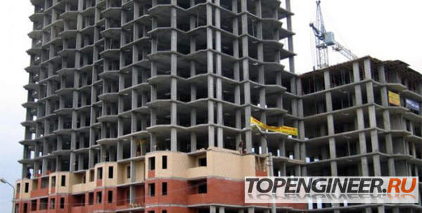 Монтаж многоэтажных зданий - монтаж типовой секции здания