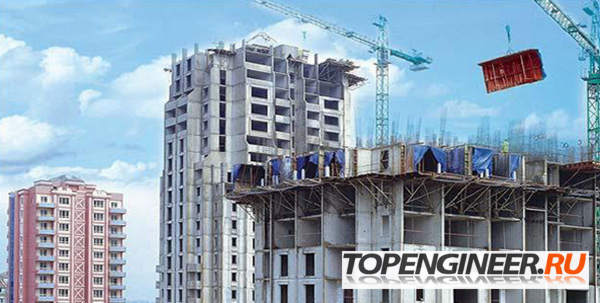 Монтаж многоэтажных зданий - опалубочные работы