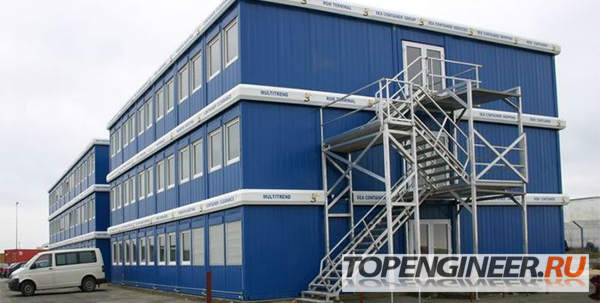 Монтаж модульных зданий - 