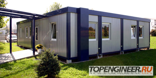 Монтаж модульных зданий - 