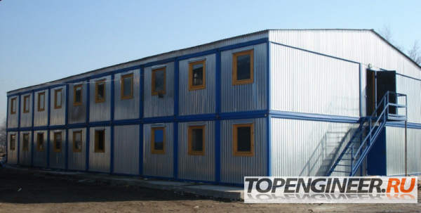 Монтаж модульных зданий - 