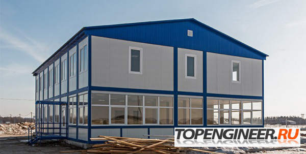 Монтаж модульных зданий - 