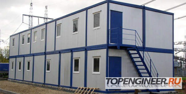 Монтаж модульных зданий - 