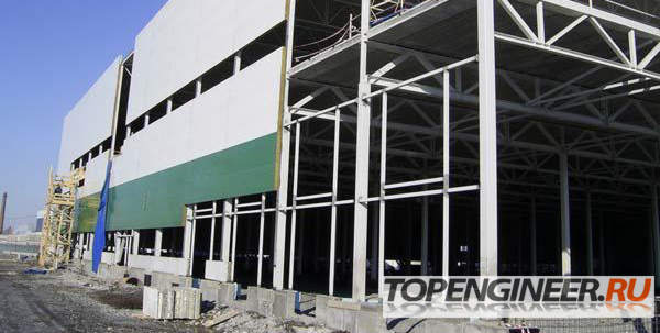 Монтаж ограждающих конструкций -