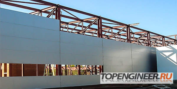 Монтаж ограждающих конструкций - 