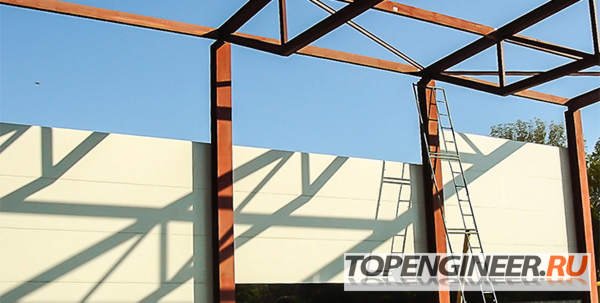 Монтаж ограждающих конструкций - 