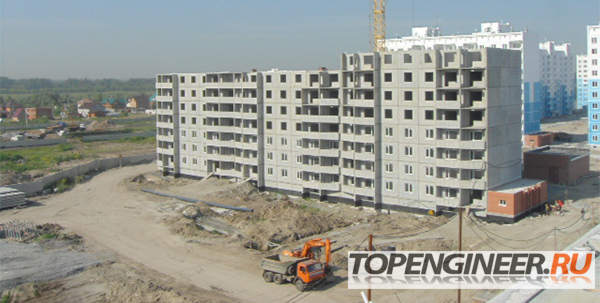 Монтаж панельных зданий - ссложные фасады зданий