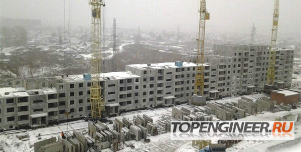 Монтаж панельных зданий - пример монолитного строения