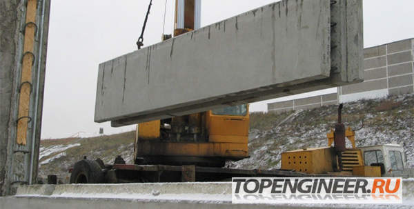 Монтаж панельных зданий - транспортировка панелей