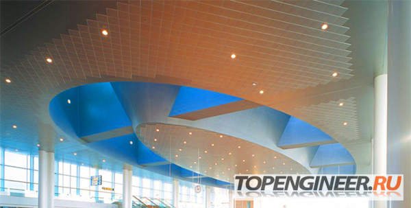 Монтаж подвесных конструкций - оформление потолка